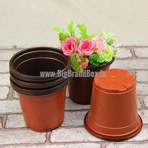 Plastic Planter Pot Brown