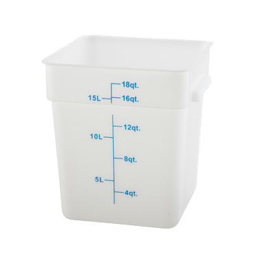 BPA Free Poly 18 qt. Storage Container