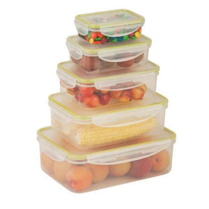 5-Piece Food Storage Snap Containers