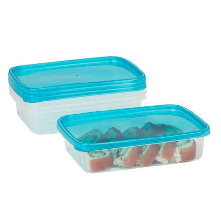 4-Piece Microwaveable Food Storage Containers