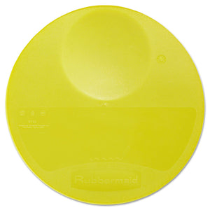 Round Storage Container Lids, 10 1/4 Dia X 1h, Yellow
