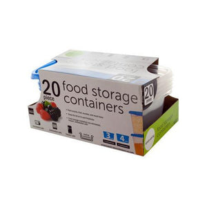 Food Storage Containers Set ( Case of 16 )