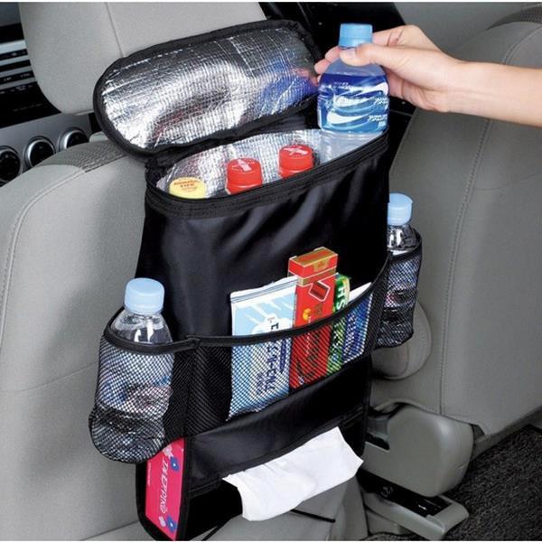 SaicleHome Insulation Cooler Picnic Bag Car Seat Storage Bag Food Summer Travel Storage Container