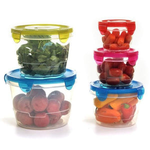 Diamond Home Food Storage Container 5 Piece Set - Round Style