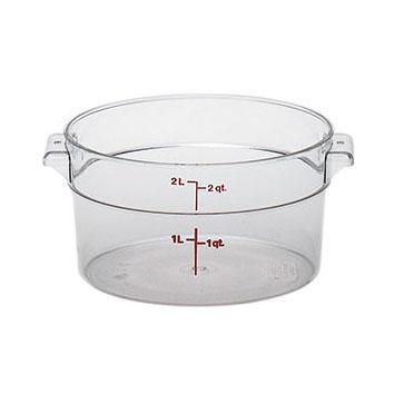 12PCE Camwear Food Storage Container Round 1.9L Clear (135) RFSCW2