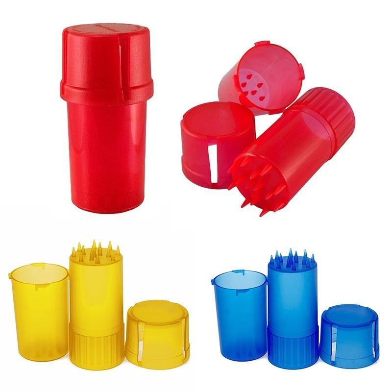 Multifunctional 2 In 1 Plastic Grinder with Storage Container
