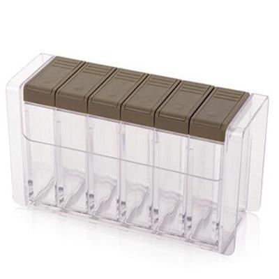 Clear Seasoning Rack Box Storage Container