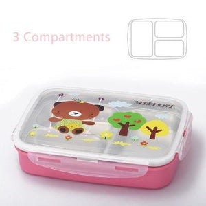 Lunch box Stainless steel  Kids Portable Picnic School Healthy eco-friendly Food Storage containers