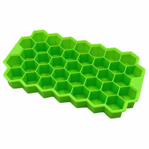 1 Pc Home Kitchen Ice Cube Tray Summer Honeycomb Shape Ice Cubes Tray Mold Storage Containers Drinks Molds