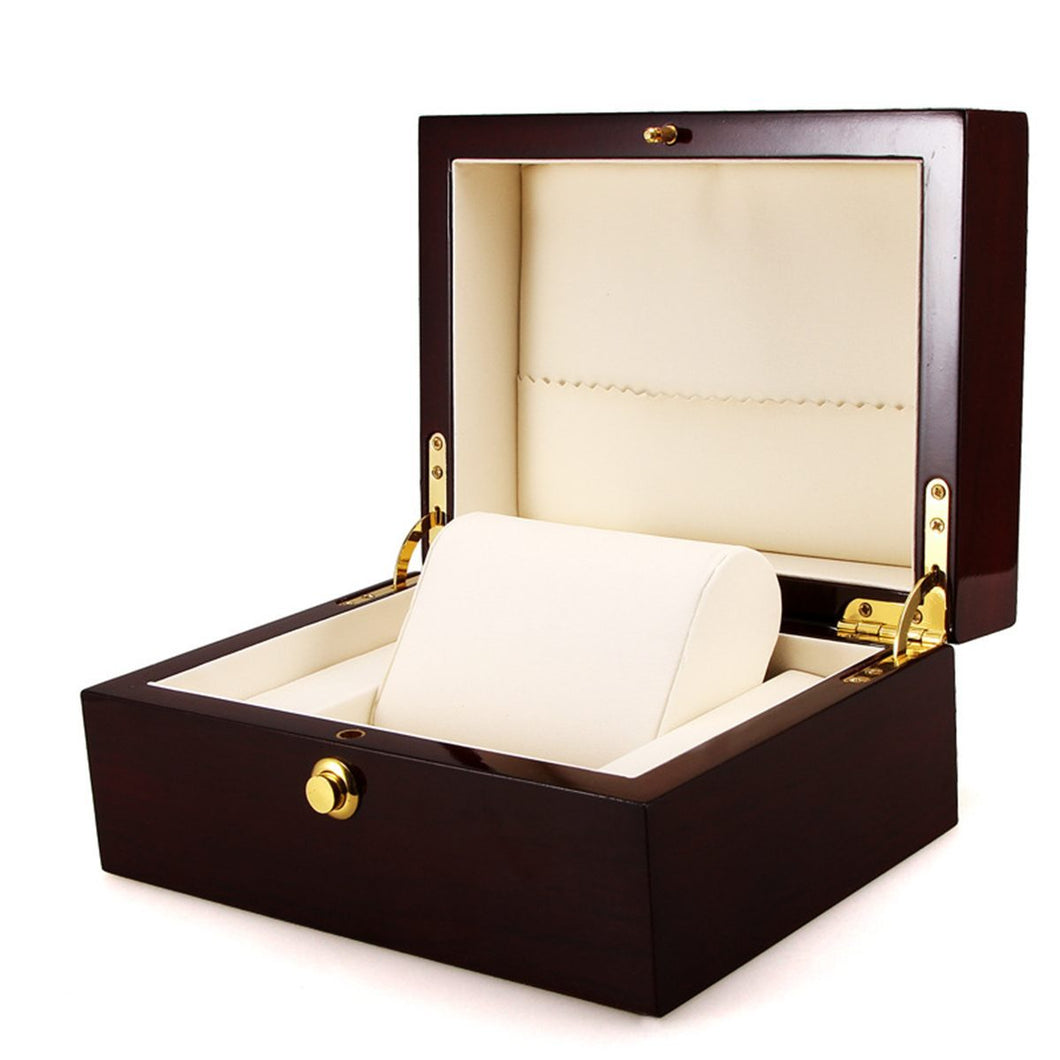 Luxury Wrist Watch Box Handmade Wooden Case Jewelry Gift Box Storage Container Professional Holder Organizer Watches Display