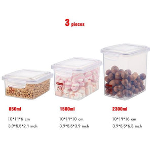Food Storage Containers Airtight Jars Value Set
