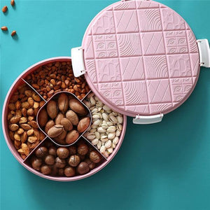 Candy Dish Dried Storage Tray With Lid