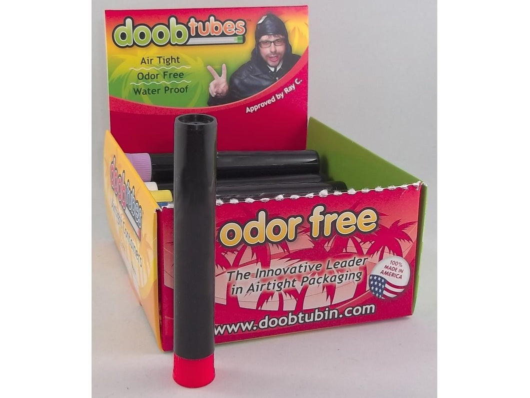 DoobTube Air-Tight Joint Tube - Regular Size Black NO Logo Plain Single Tube