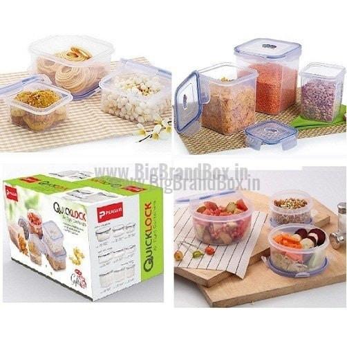 9 Pcs Set Of Air Tight Storage Containers